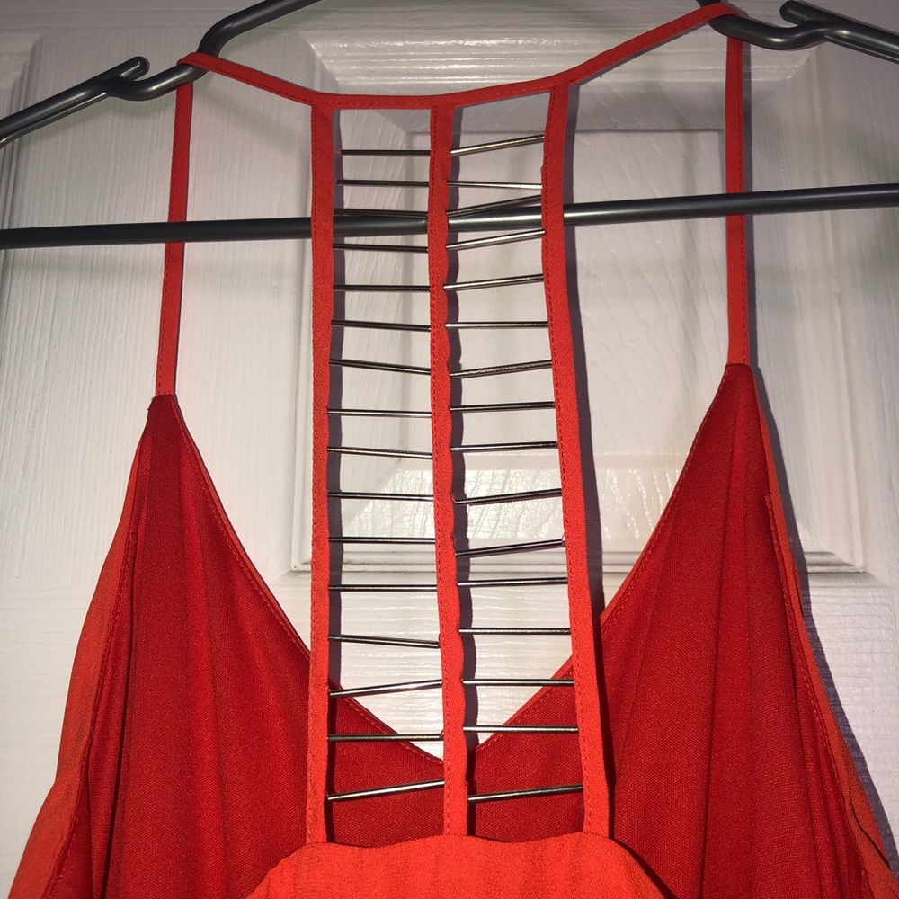 Orange hangout dress